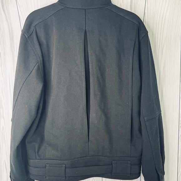 Vintage Members Only Italiano Classico Corso D’anno 1980s Wool Jacket Black 40 - Picture 2 of 12